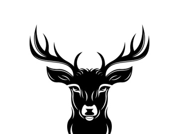 Deer logo template vector icon illustration design preview picture