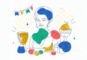6 Kwanzaa Day Vector Illustration