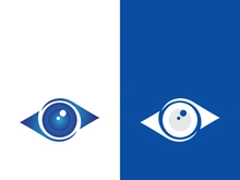 Eye logo icon design template illustration