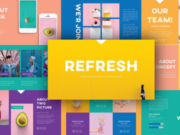 Free Refresh Presentation Template preview picture