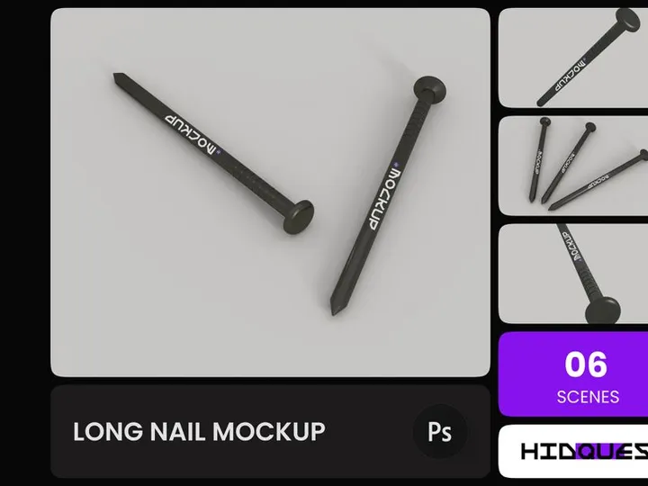 Long Nail Mockup
