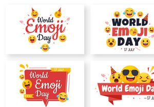 17 World Emoji Day Celebration Illustration