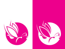 Butterfly logo icon vector design illustration