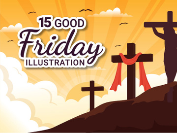 15 Happy Good Friday Illustration preview picture