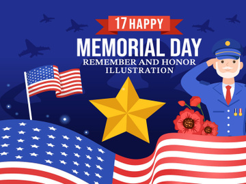 17 Memorial Day Vector Illustration preview picture