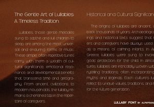 Lullaby - Sans Serif