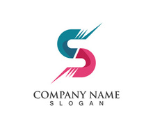 Business corporate S letter logo design vector