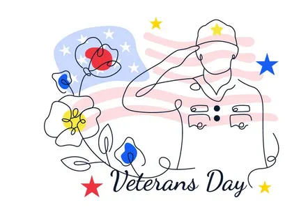 6 Happy Veterans Day Illustration