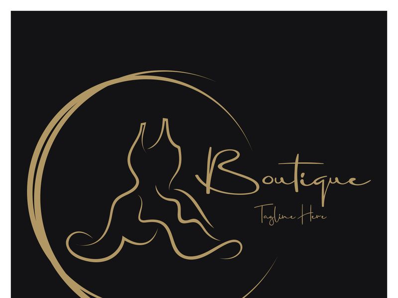 elegant women's fashion logo, clothing, boutique, convection, tailor, garment, business, apparel, fashion designer