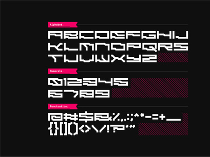 EXOBYTE - Futuristic Font