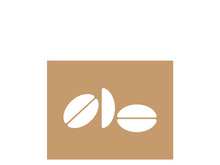 coffee bean icon vector illustration template