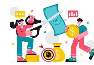 11 Cost Reduction Business Illustration
