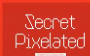 Secret Pixelated | Pixelated Font