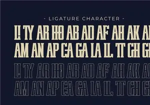 Varsity Holiday - Condensed Slab Serif