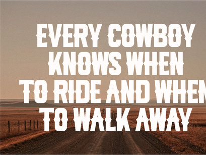 Scream - Vintage Western Sans Serif