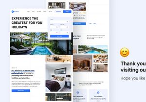 Dormir - Luxury Hotel Booking Landing Page