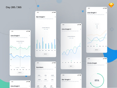 Mobile Charts UI Kit