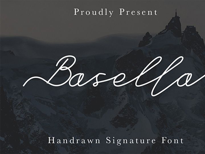 Basella – Handwritten Signature Font
