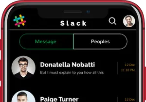 Slack Dark Version - UI Kit