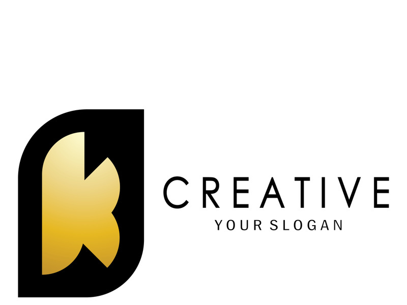The letter K logo design is simple, elegant, modern, unique and luxurious. Logo for business cards, business, companies, fashion and brands, offices