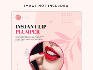 Cosmetic Beauty Social media post template PSD preview picture
