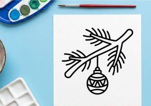 Ranting mistletoe Natal buatan tangan dengan hiasan bola kaca gantung untuk dekorasi liburan yang meriah