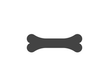 Bone icon design illustration