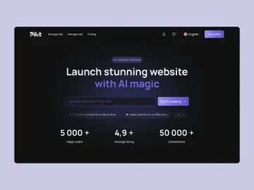 Cricket v1.0 - AI Website Builder SaaS Platform for Prompt-Based Site Generation preview picture