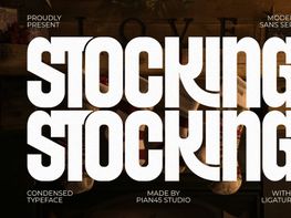 Stocking - Condensed Sans Serif preview picture