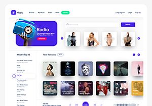 Music  Web App Ui