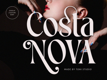 Costa Nova || Modern Ligature serif preview picture