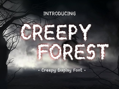 Creepy Forest - Free Font