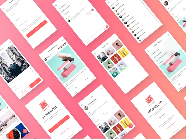 Momento - Free Sketch UI Kit