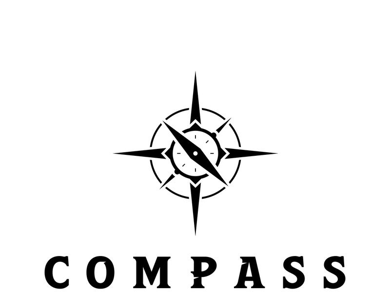 compass icon isolated on background.modern flat compass pictogram,business,marketing,internet concept.trendy simple vector symbol for websitedesign or button to mobile app.logo illustration.