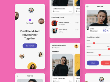 Fechada - Dating Mobile App UI Kit preview picture