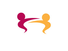 community care and Adoption  Logo template vector icon