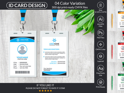 ID Card Design by Md Rony Ahmed ~ EpicPxls