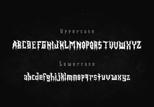 Solo Level - Death Metal Energy Font