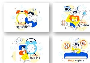 10 Sleep Hygiene Illustration
