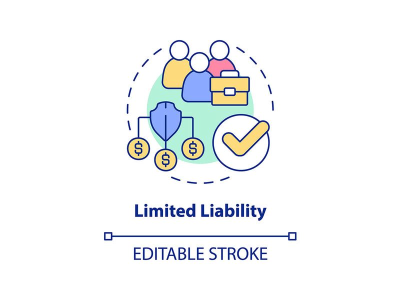 Limited liability concept icon