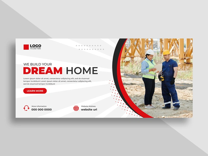 Real Estate Agency Facebook Cover Ver-5