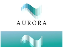 aurora logo design icon illustration vector template
