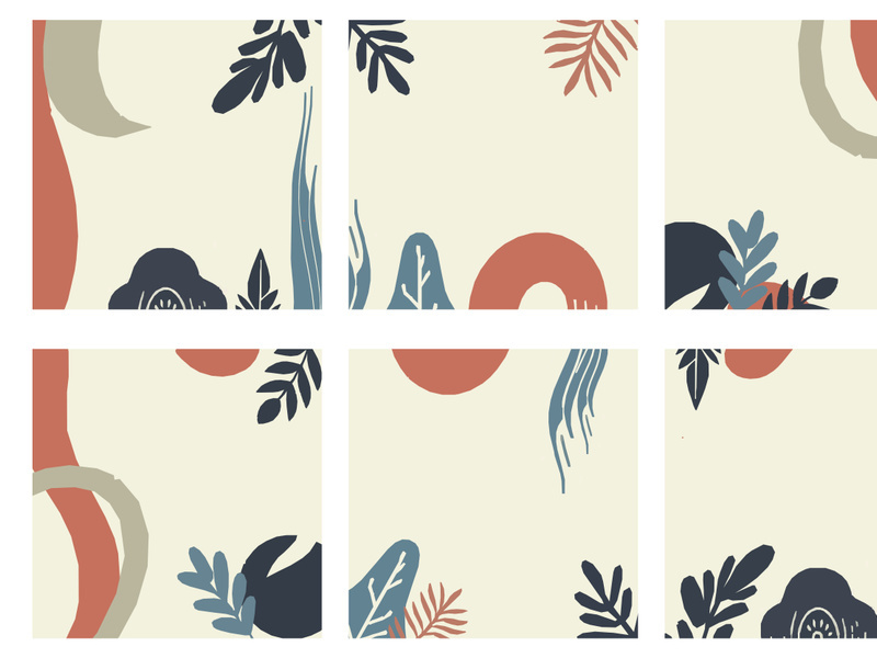 abstract botanical background