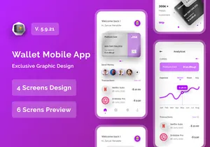 Wallet Mobile App UI Kits
