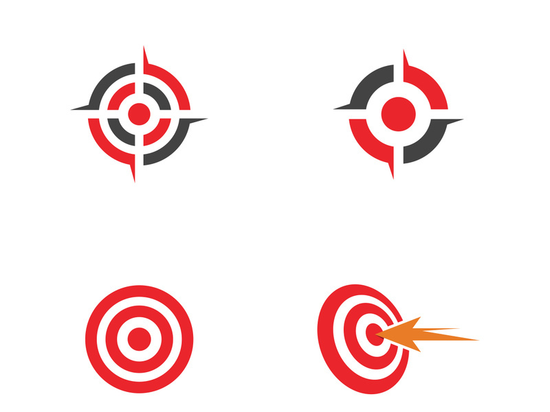 Focus icon illustration design template