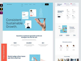 Landing Page design template for Agencies preview picture