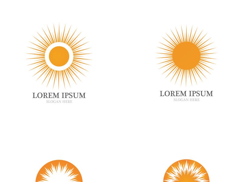 Sun Vector illustration Icon Logo Template design