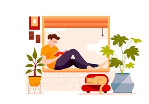 M95_Relax at Home Illustrations