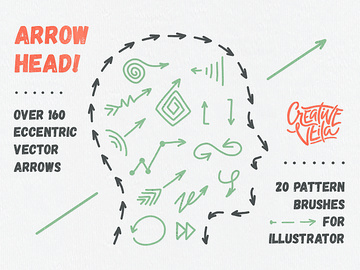 🏹 Arrow Head: Pattern Brushes & Vector Arrows preview picture