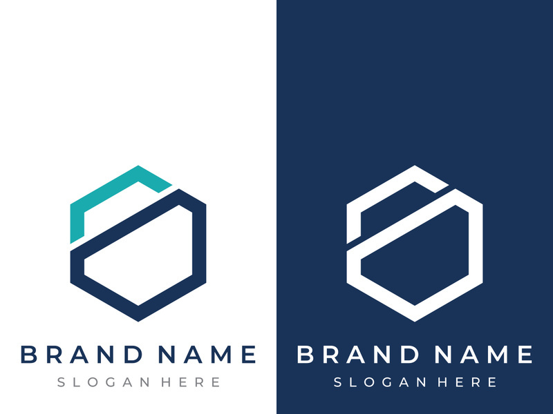 Abstract creative logo element is universal, can be used for business, brand, company, business card, property or building.